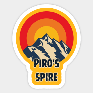 Piro's Spire Sticker